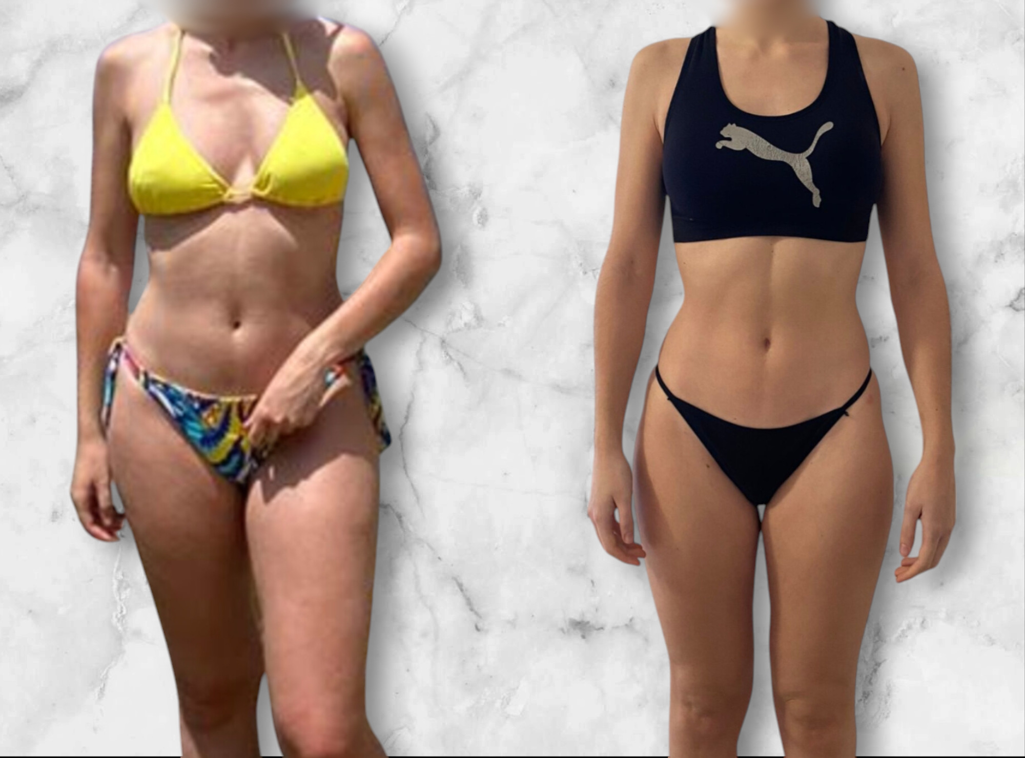 Antes y después de un cliente de Fonte Fit, entrenador personal en Mataró