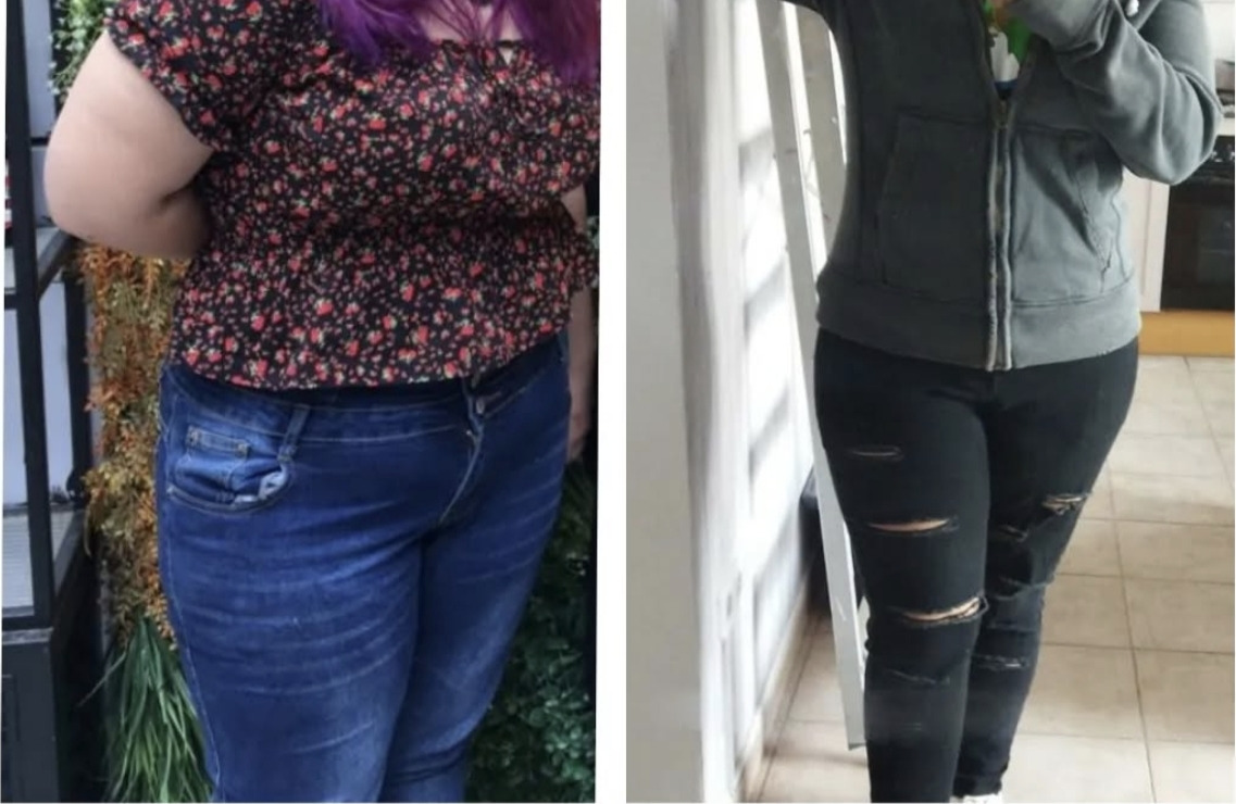 Antes y después de un cliente de Fonte Fit, entrenador personal en Mataró